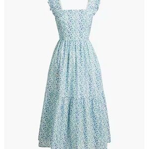 J Crew Floral Blue NapDress